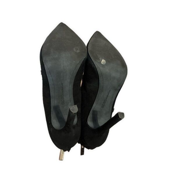 bcbgeneration Tamerra black suede cage heels Pointed Toe Pumps Heels 8.5 - Picture 4 of 6